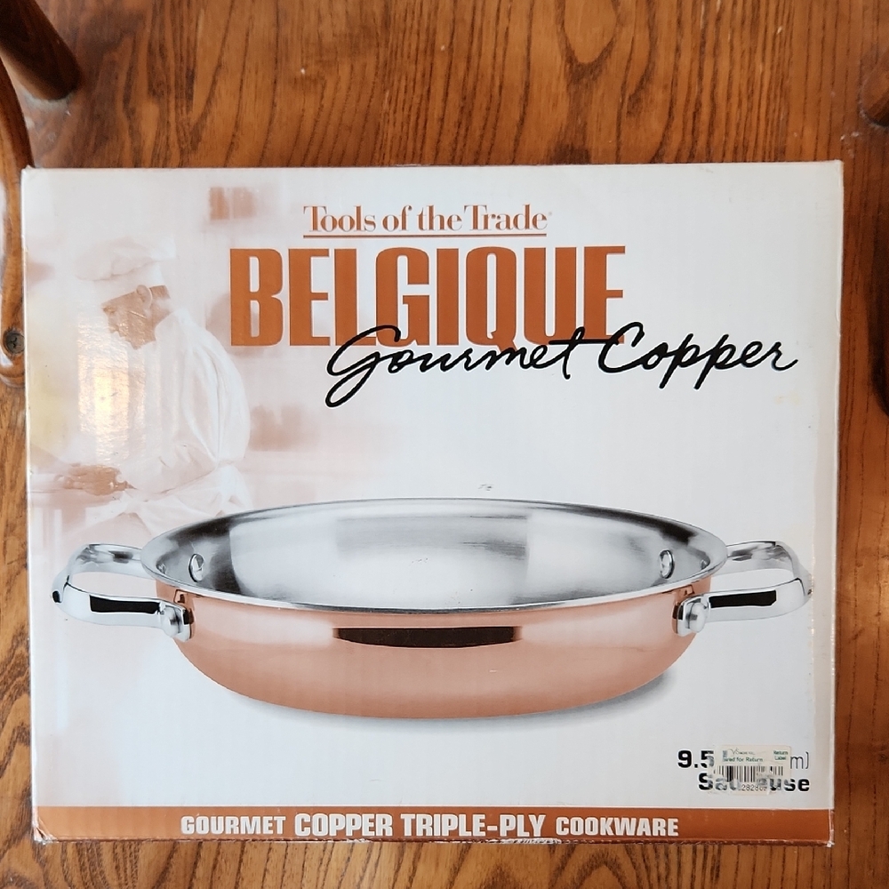 Belgique Copper 9.5" Saute Pan